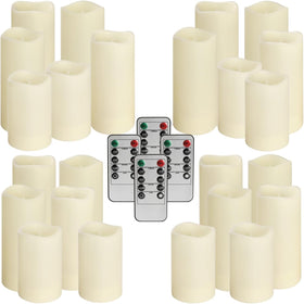 YOROXRG candles in 4, 5, and 6 inch sizes for versatile decor