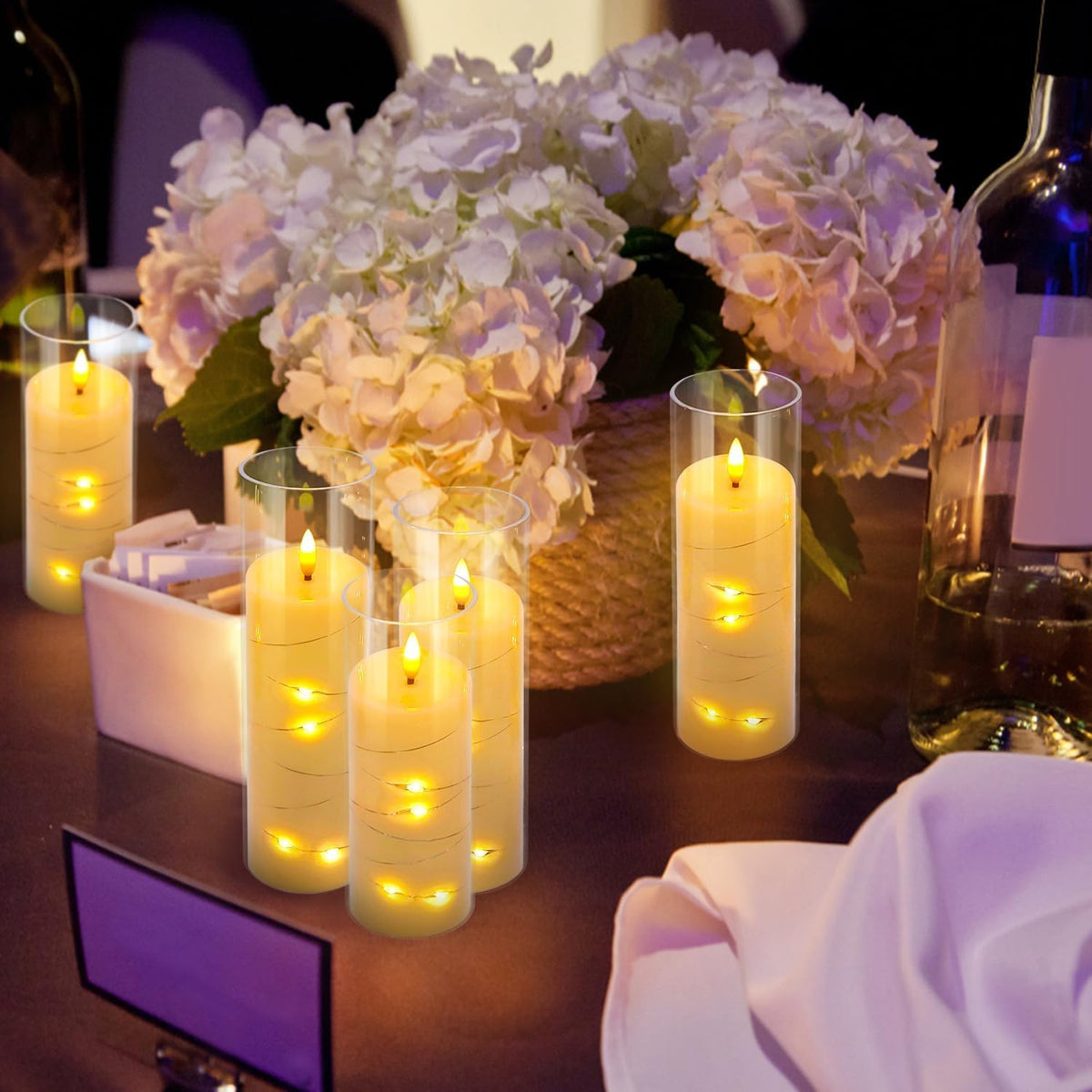 YOROXRG 3D flame candle captures lifelike flicker with embedded LEDs for added charm
