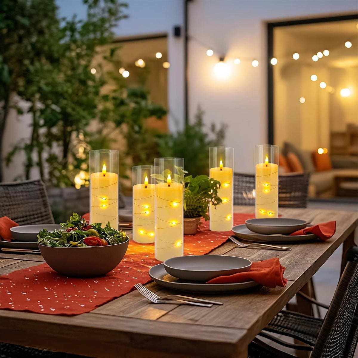 YOROXRG remote-controlled candle allows easy on off and brightness tweaks from afar