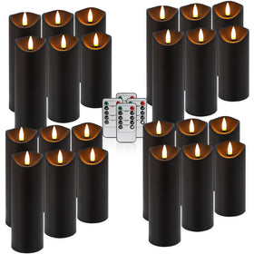 YOROXRG flameless candles boost Halloween decor ambiance without wax mess.