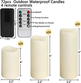 YOROXRG remote controls shown for easy brightness and timer setup