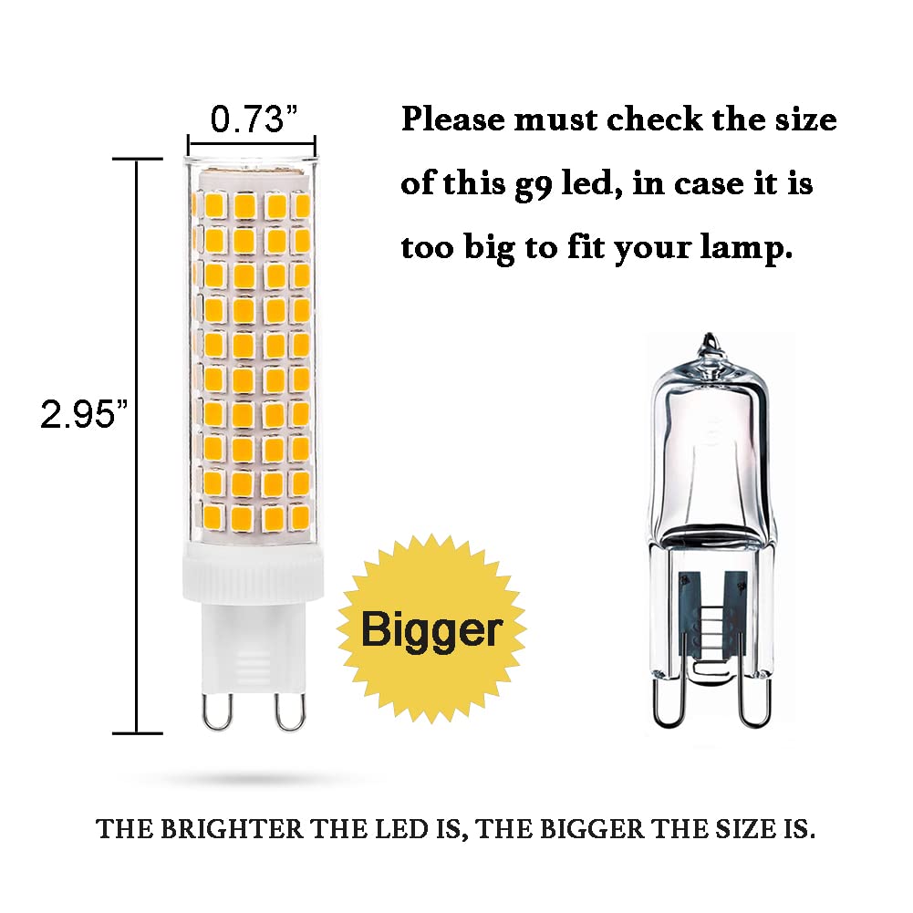 Yosenmi G9 LED Bulb 10W compact size fits many fixtures for easy upgrade.