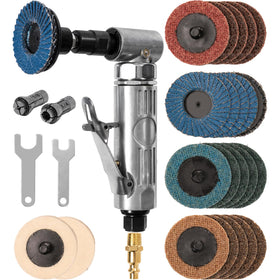 YoShin right angle air die grinder in action, showcasing compact reach for tight spaces