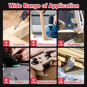YOSIGHT durable bits withstand heavy torque for long-term reliability