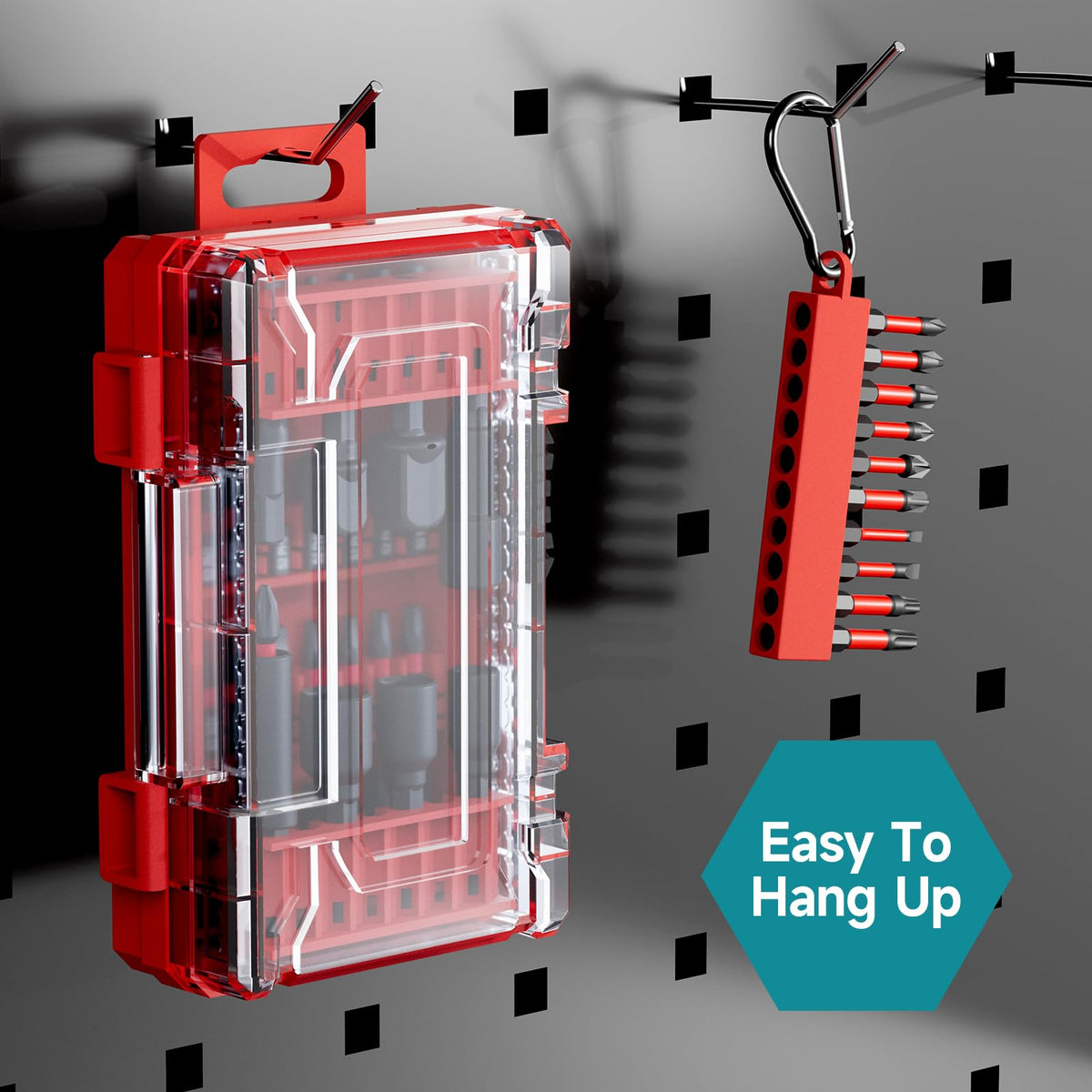 YOSIGHT magnetic markings on bits for quick size identification
