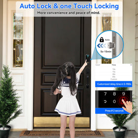 YOSIMIKA auto-lock demonstration illustrating automatic locking after use