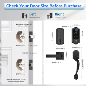 YOSIMIKA handle set closeup emphasizing ergonomic design and easy installation