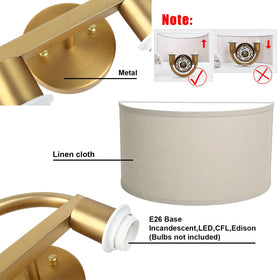 Yosoan wall sconce enhancing living room or bedroom ambience
