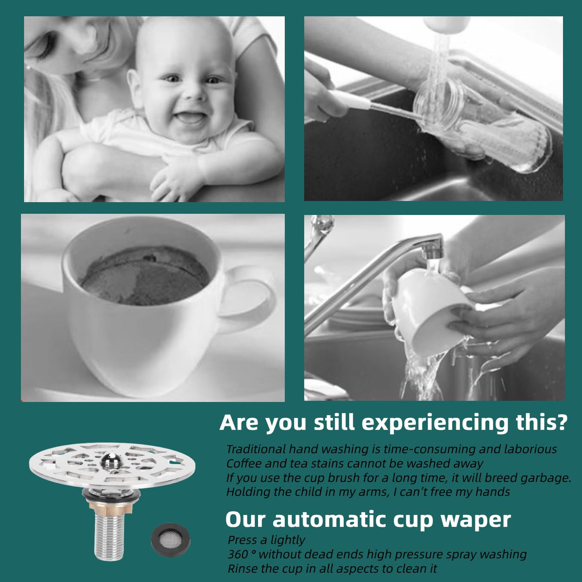 Yosoo plum-blossom-design cup holder keeps cups stable and stylish.
