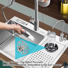 Yosoo strong-power rinse accelerates cleaning with a robust water flow.