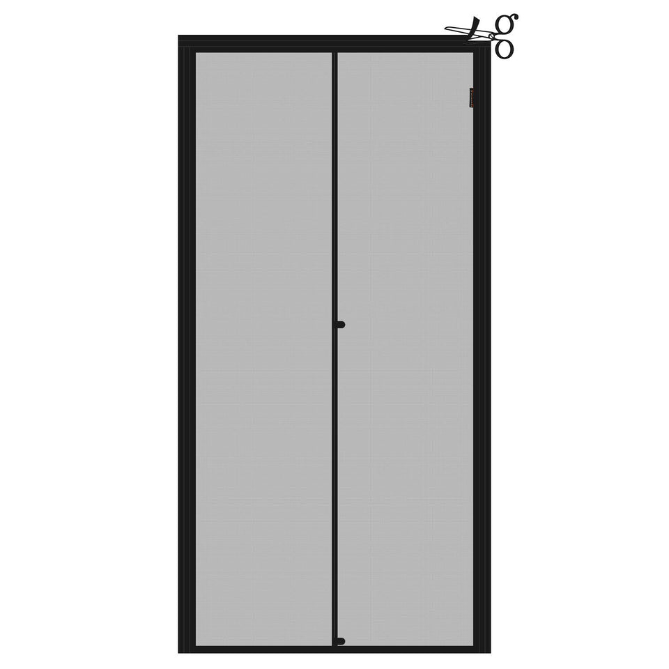 Yotache adjustable magnetic screen door side strip enables precise fit for your doorway.