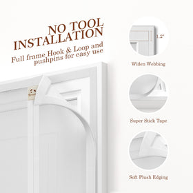Yotache easy install with hook and loop simplifies setup