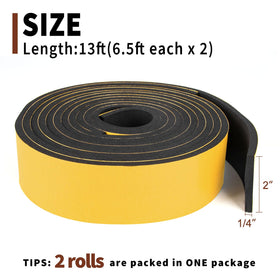 Yotache foam seal tape along a door frame for sealing
