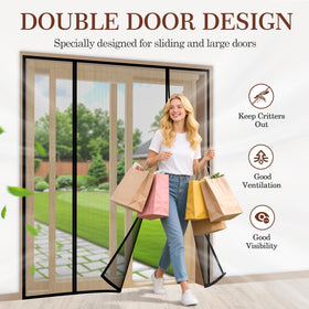 Yotache magnets and hasps on the door provide secure, wind-resistant closure.
