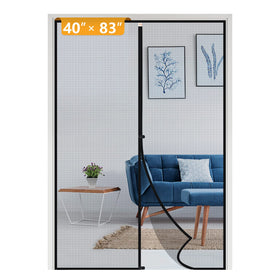 Yotache magnetic screen door with 42x84 mesh for durable, breathable doorway