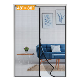 Yotache magnetic screen door installed for easy hands-free access and fresh air