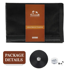 Yotache magnetic screen door fits large doorframes for patios and balconies