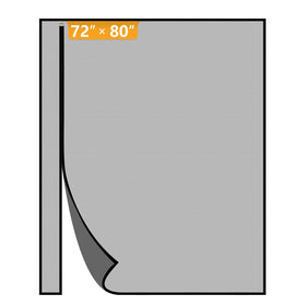Yotache magnetic screen door front view showing unobstructed entry