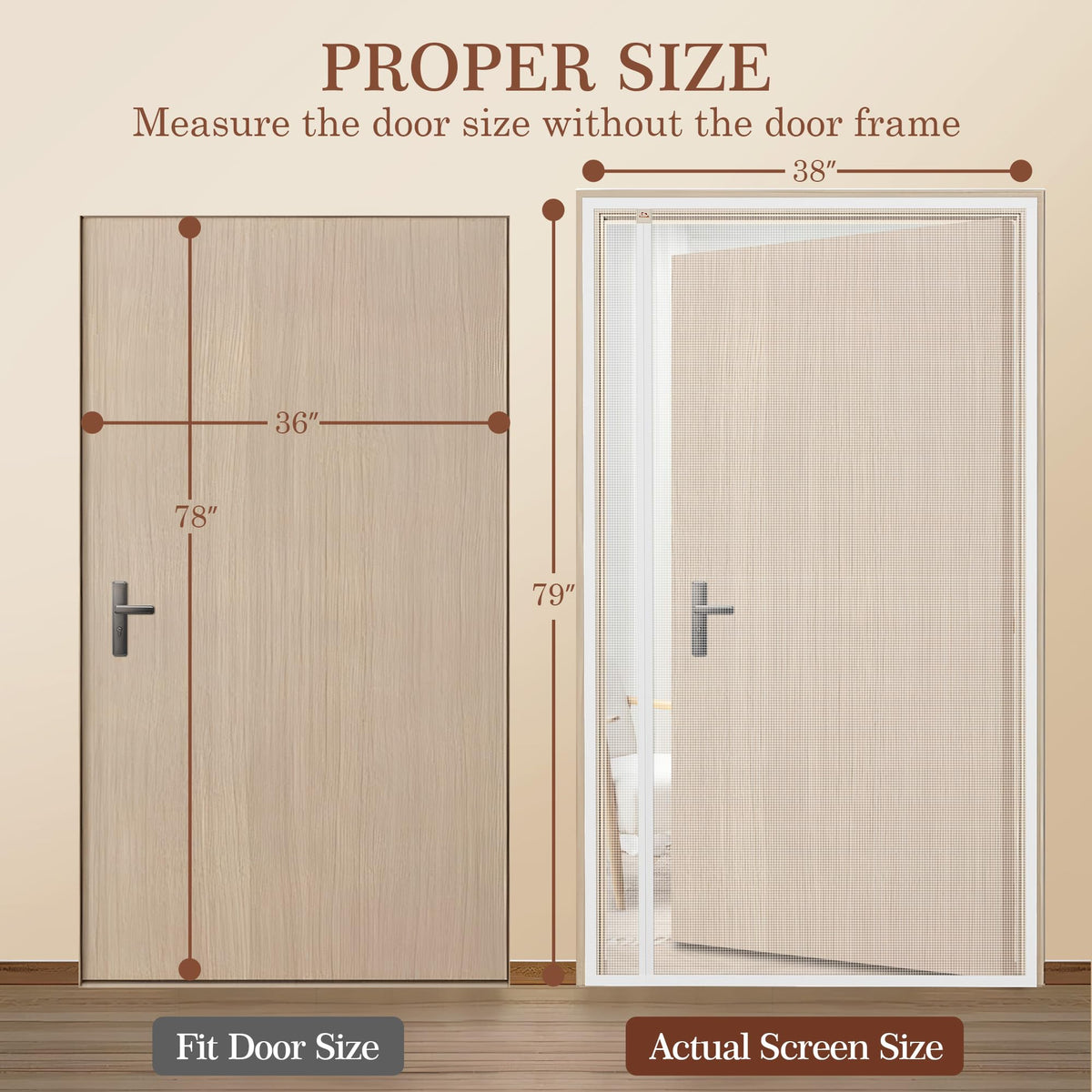 Yotache magnetic screen door right-opening design facilitates quick passage
