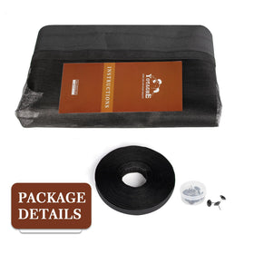 Yotache pet-friendly screen door enables pets to pass through easily.