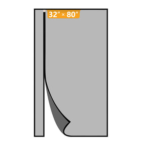Yotache reversible magnetic screen door with left right opening for flexible use