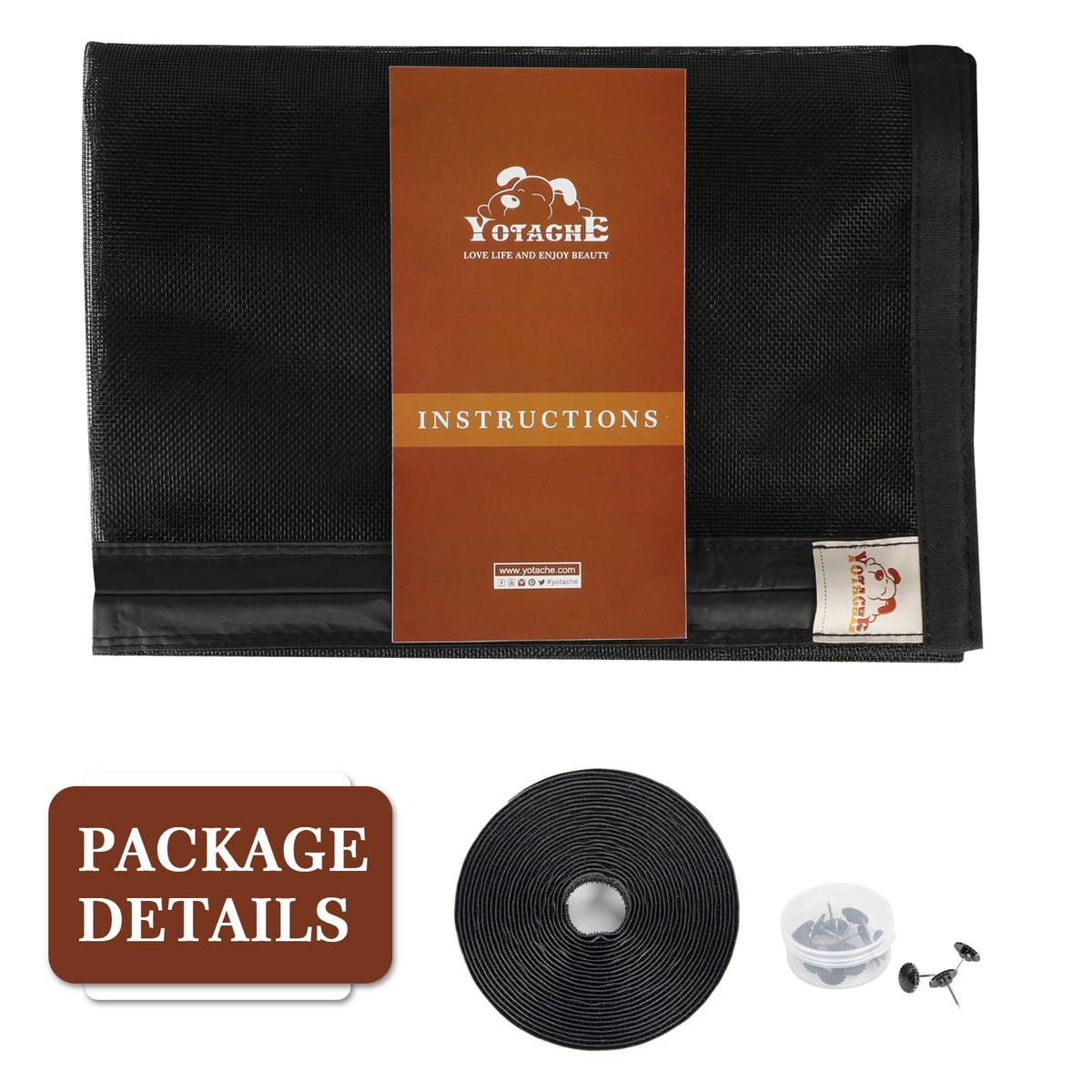 Yotache complete kit supports quick, mess-free setup