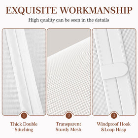 Yotache screen door packaging with accessories included