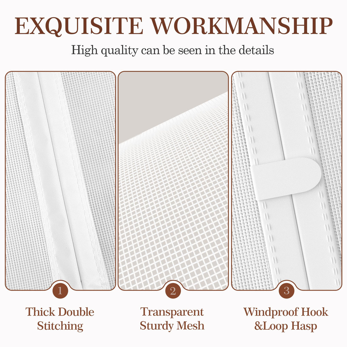 Yotache screen door packaging with accessories included