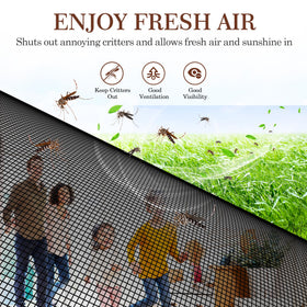 Yotache pet-friendly mesh allows easy entry for pets while keeping pests out
