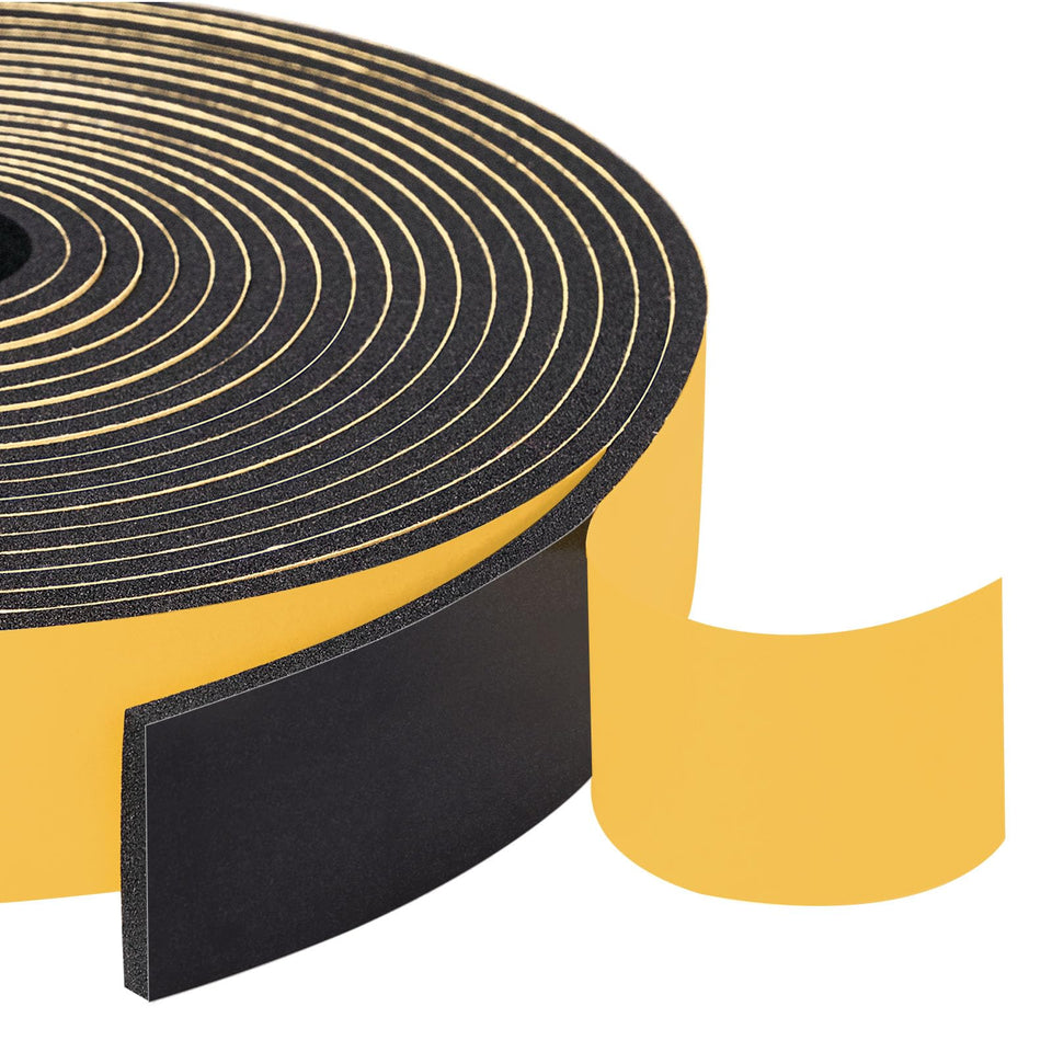 Yotache weather strip adhesive roll, 1 inch wide, for door sealing and drafts control.