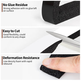 Window insulation application with Yotache seal foam tape
