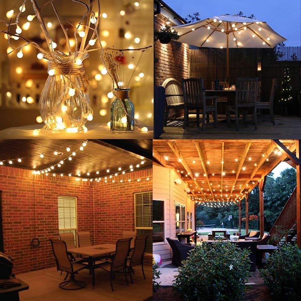 YoTelim battery-operated globe lights come in a convenient 2-pack