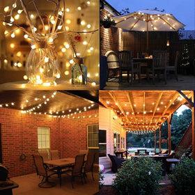 YoTelim battery-operated globe lights come in a convenient 2-pack