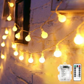 YoTelim Globe String Lights glow warm white for cozy outdoor ambience