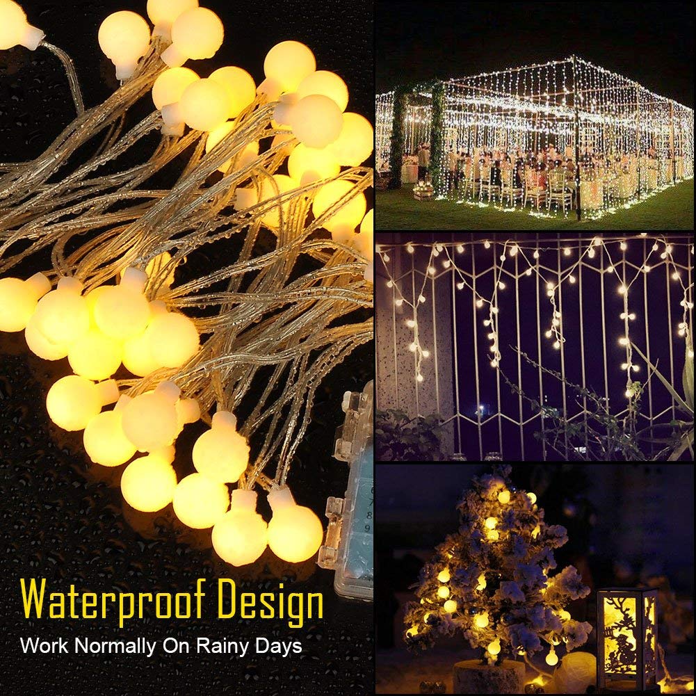 YoTelim IP65 waterproof globe lights withstand outdoor use