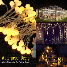 YoTelim IP65 waterproof globe lights withstand outdoor use