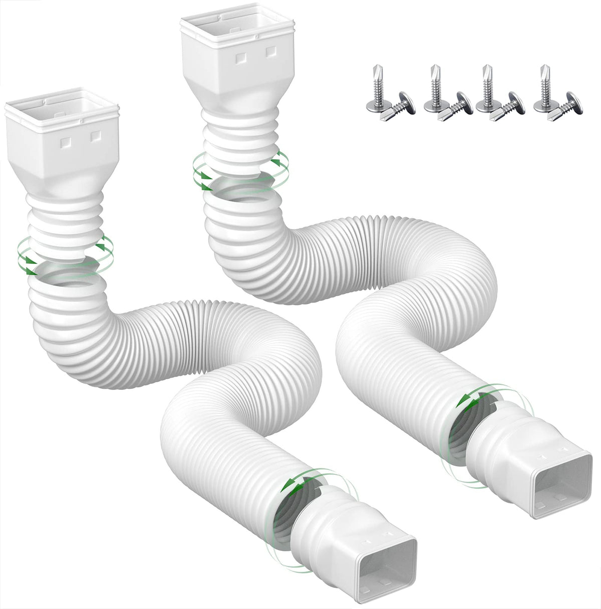 YOTODY downspout extension weather-resistant design withstands rain and sun.