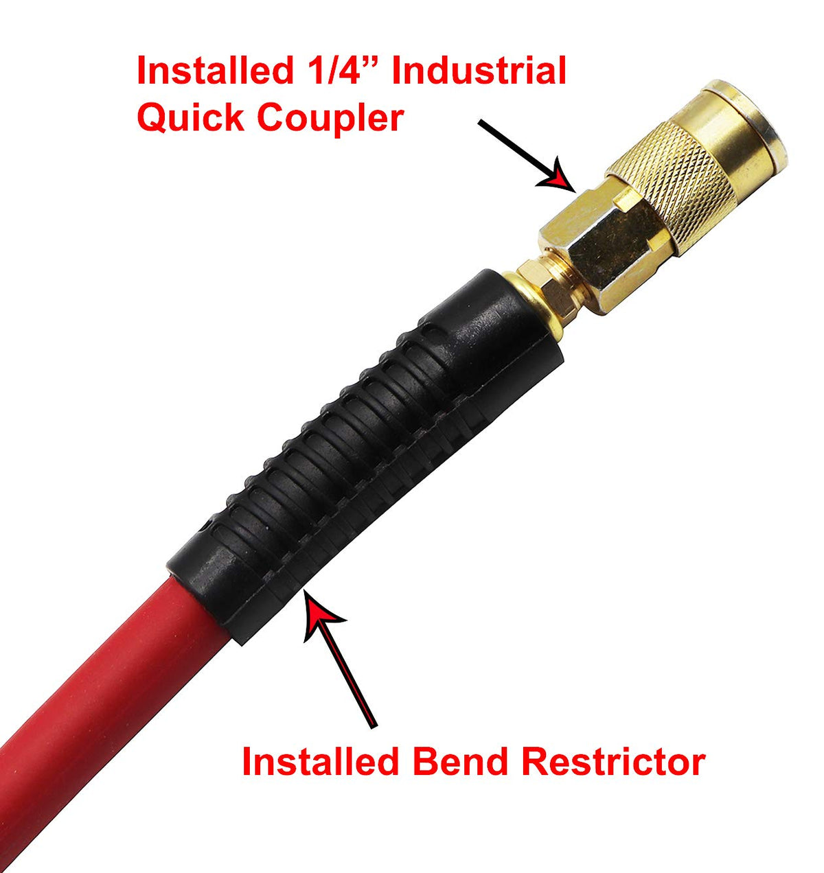 YOTOO 1/4 inch NPT quick-coupler end enables fast tool attachment.