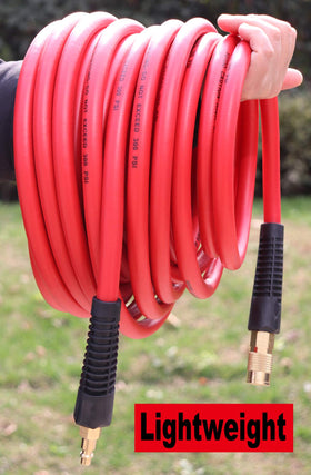 YOTOO Hybrid Air Hose bend restrictors close-up show kink resistance.