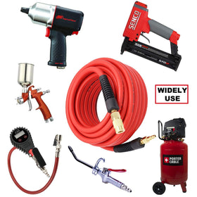YOTOO Hybrid Air Hose outdoors demonstrates all-weather flexibility.
