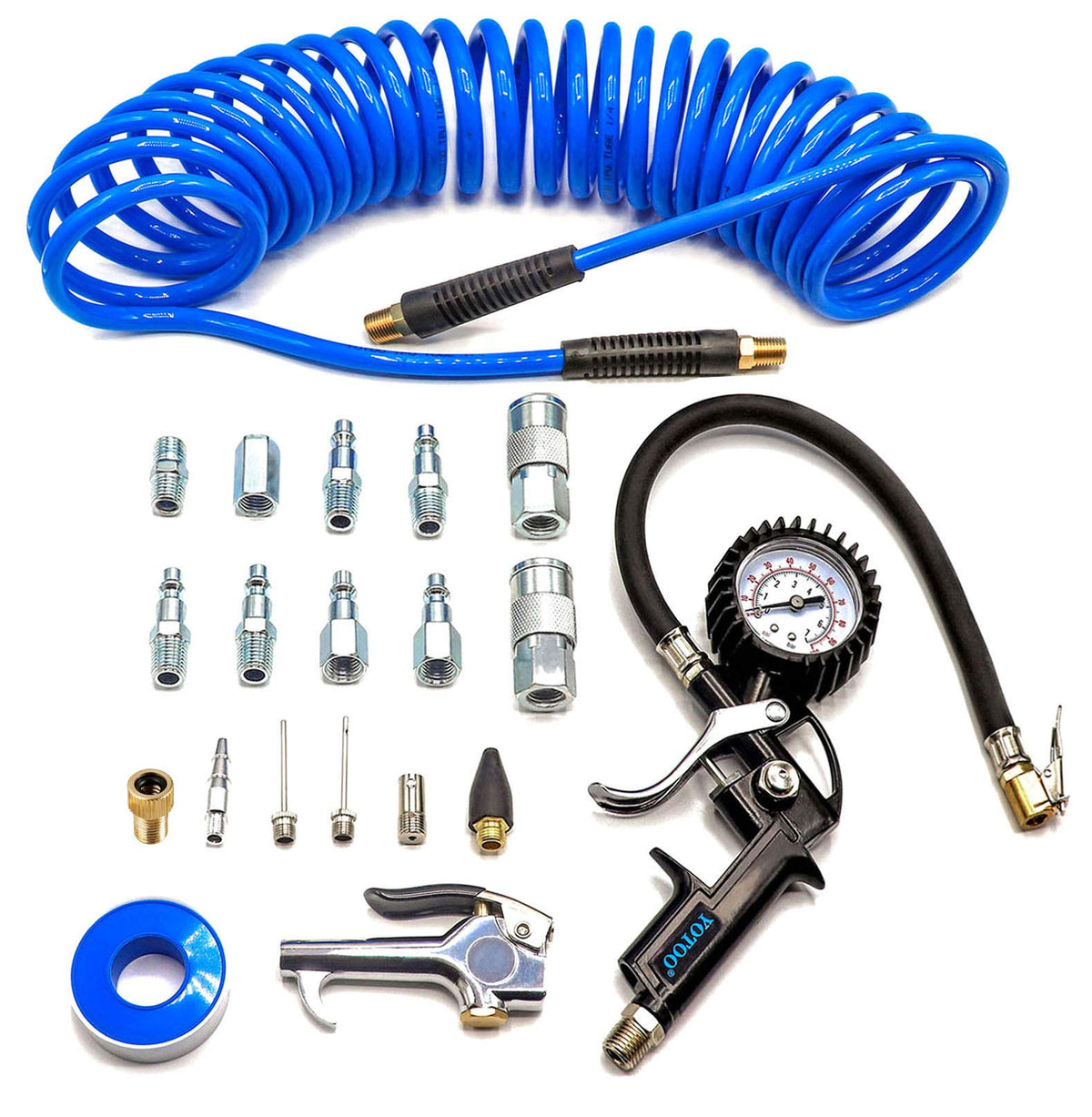 YOTOO heavy duty air kit-20-pieces for versatile projects.