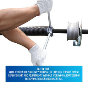 YoToolGDS garage door torsion spring tool for precise winding and unwinding tasks.