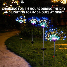 YOTOZU 120 LEDs provide bright, even glow along pathways and borders.