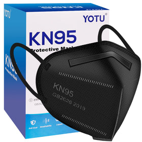 YOTU KN95 mask 60pcs pack with convenient bulk packaging.
