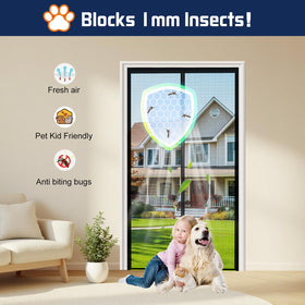 YOUBST floral pattern adds decorative touch to doorway.