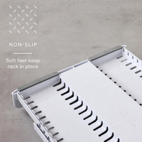 YouCopia StoreMore adjustable dividers create tidy organization for lids and pans