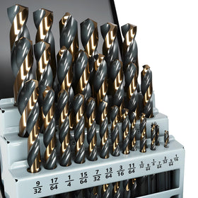 Yougfin drill bit set in index case for quick access