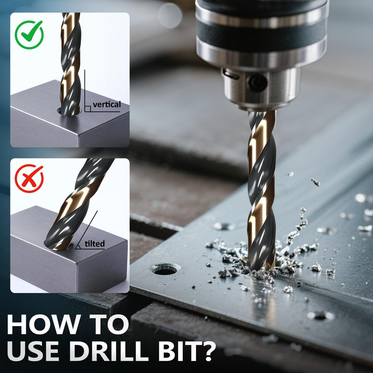 Yougfin drill bits suit metal, wood, and plastic projects