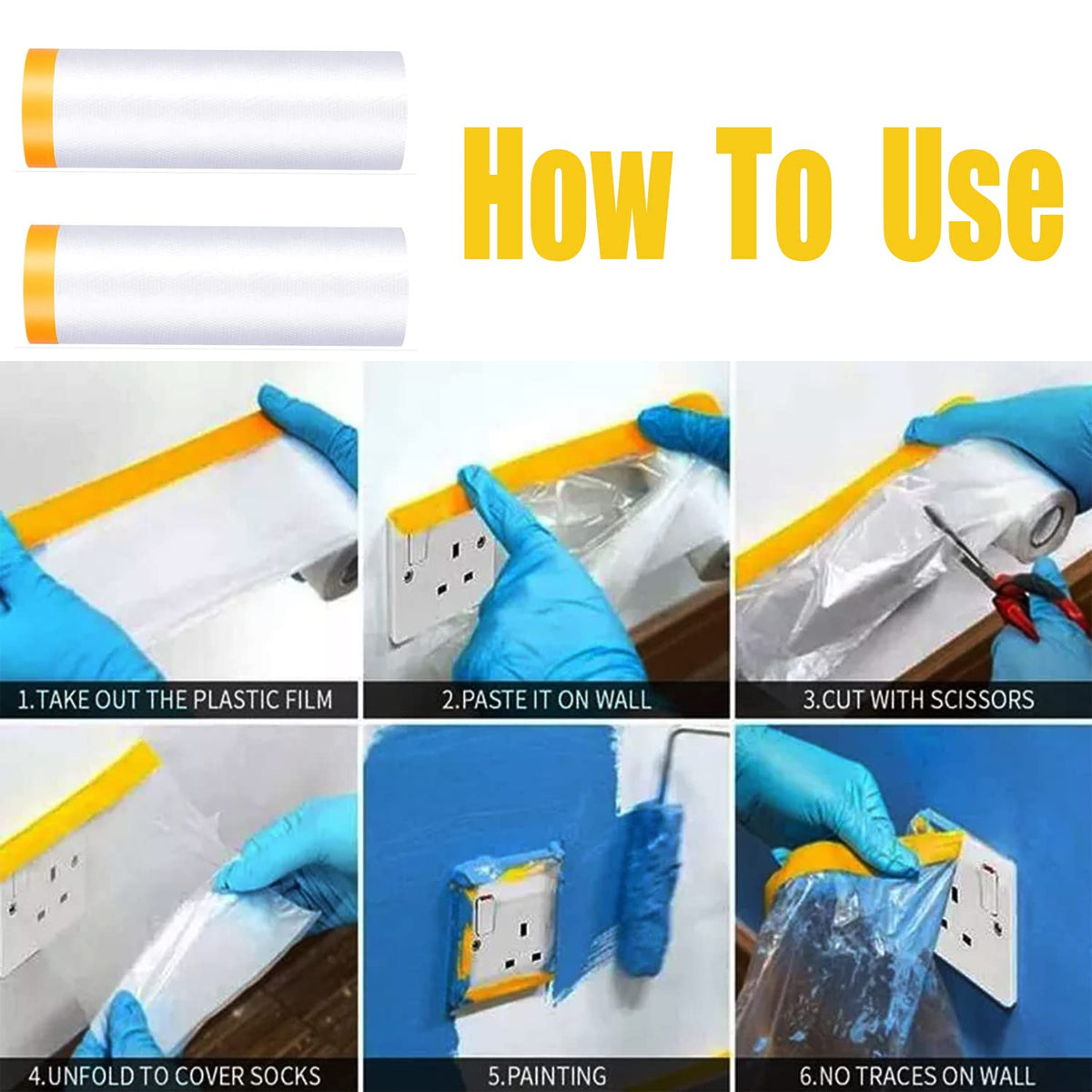 YOUMEIYUAN film with high-adhesion tape cleans easily after use.