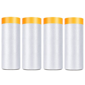 YOUMEIYUAN pre-taped masking film rolls protect surfaces during painting with clean removal and dust control.